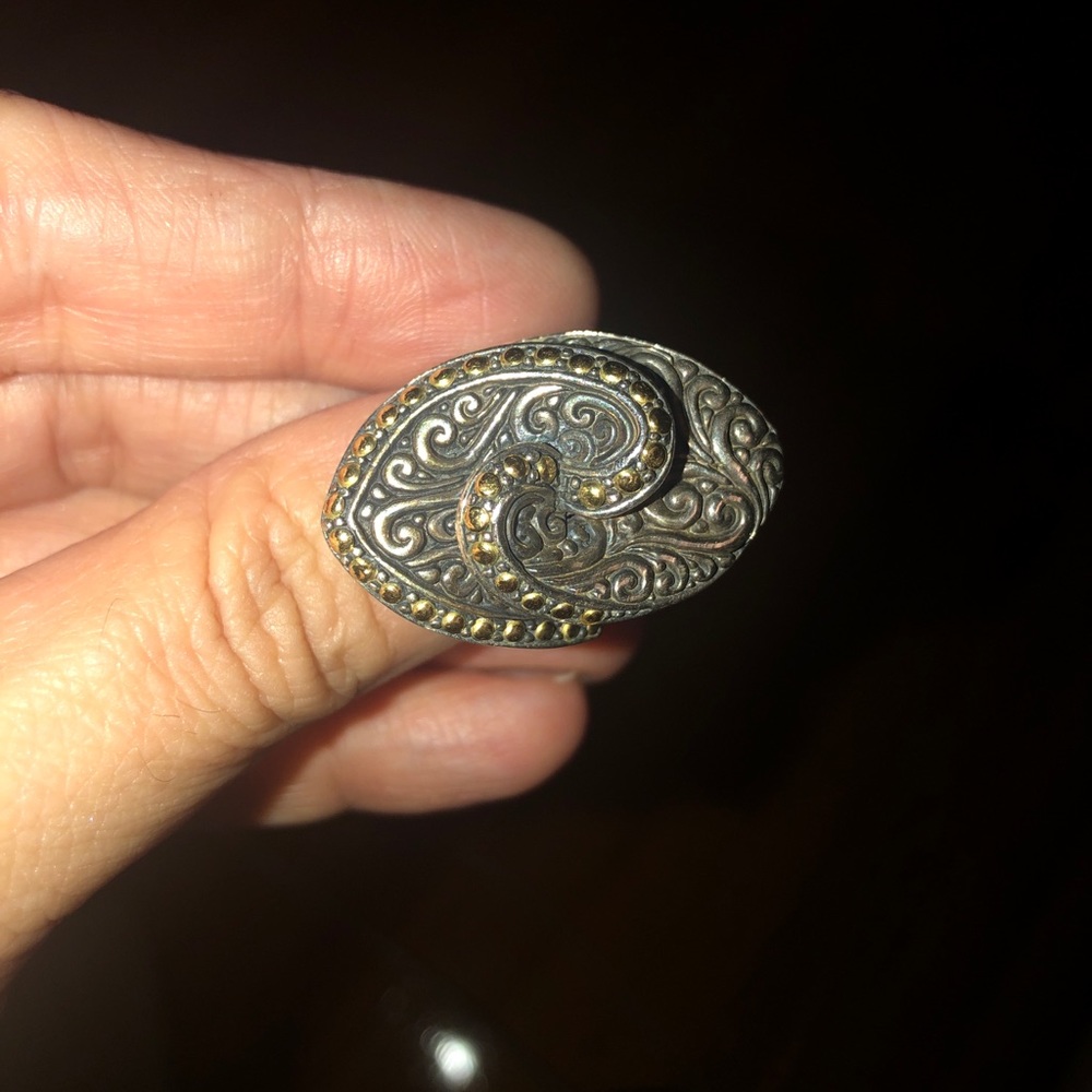 Samuel B. Sterling and Gold ring size 7